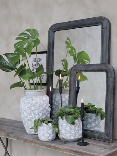Impressionen zu Chic Antique Colmar Blumentopf mit Blumenmuster, Bild 2
