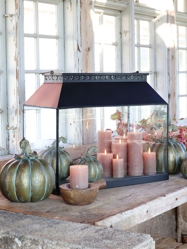 Impressionen zu Chic Antique Deko Kürbis im Messing Look, Bild 1