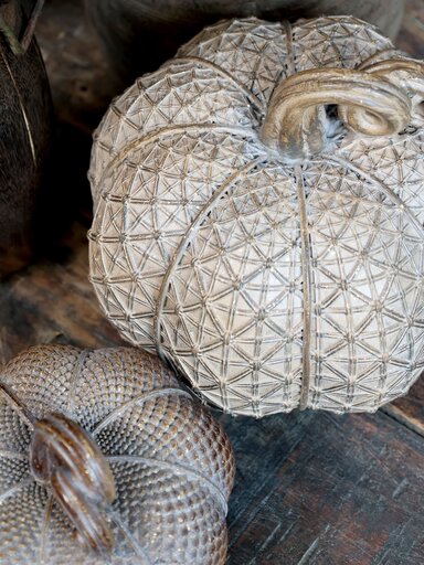 Impressionen zu Chic Antique Deko Kürbis mit goldenen Akzenten, Bild 1
