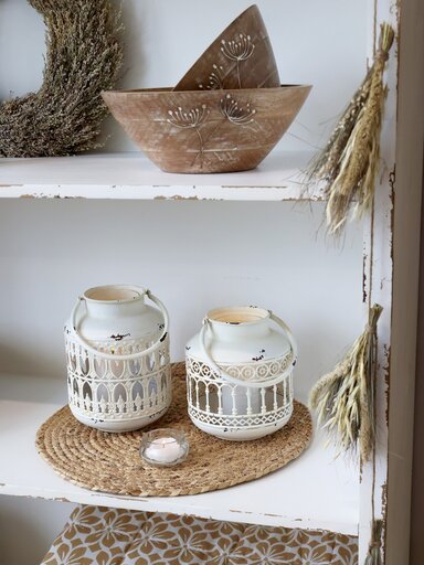 Impressionen zu Chic Antique Deko Laterne aus Eisen, Bild 1