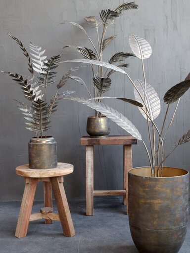 Impressionen zu Chic Antique Deko Pflanze Farn aus Messing, Bild 2