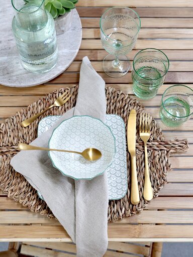 Impressionen zu Chic Antique Setzgedeck Blatt aus Seegras, Bild 5
