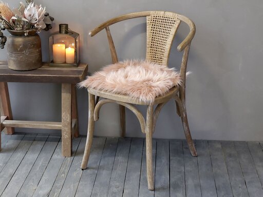 Impressionen zu Chic Antique Dekofell Stuhlauflage, Bild 5