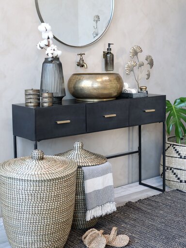 Impressionen zu Chic Antique Dekor mit 5 Blättern aus Metall, Bild 1