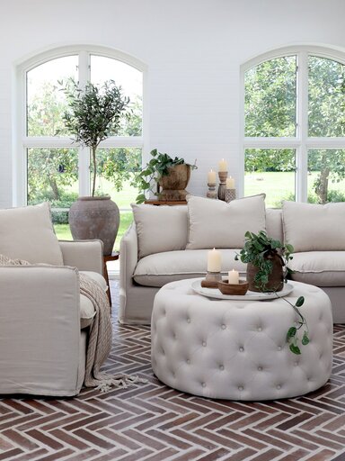 Impressionen zu Chic Antique Dekotablett mit Muster aus Eisen, Bild 2