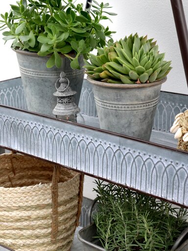 Impressionen zu Chic Antique Eisen Blumentöpfe im Set, Bild 4