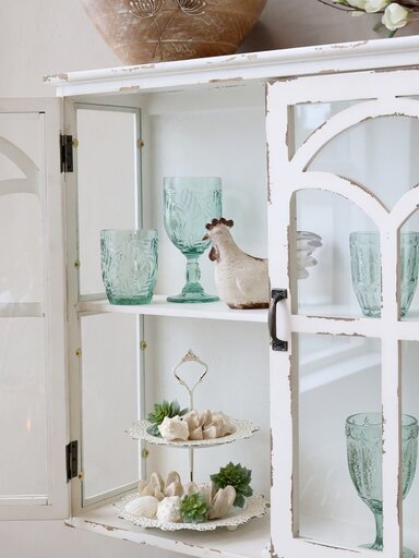 Impressionen zu Chic Antique Eisen Etagere mit Spitzenkante, Bild 4