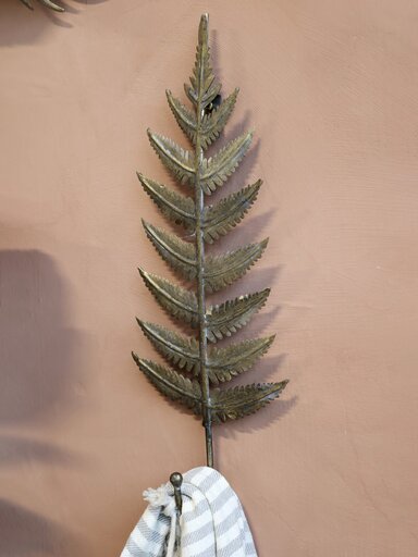 Impressionen zu Chic Antique Eisen Haken in Blattform, Bild 1