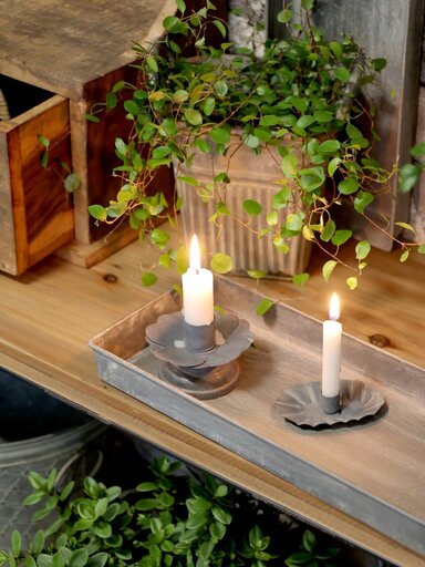 Impressionen zu Chic Antique Eisen Kerzenständer für Spitzkerzen, Bild 1
