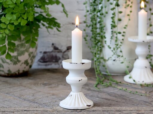 Impressionen zu Chic Antique Eisen Kerzenständer für Stabkerzen, Bild 1