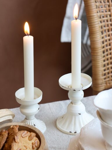 Impressionen zu Chic Antique Eisen Kerzenständer für Stabkerzen, Bild 5