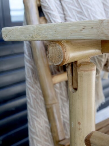Impressionen zu Chic Antique Esstisch Lyon aus Bambus, Bild 2