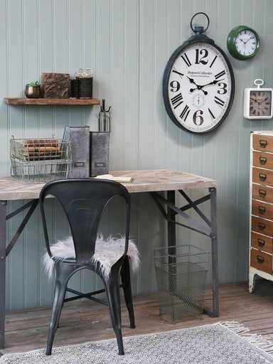 Impressionen zu Chic Antique Factory Stuhl aus Eisen, Bild 1