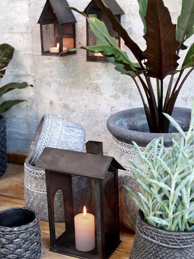 Impressionen zu Chic Antique Fil de fer Lichthaus Laterne, Bild 1