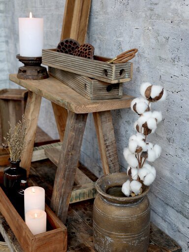 Impressionen zu Chic Antique Fleur getrockneter Baumwollzweig, Bild 4
