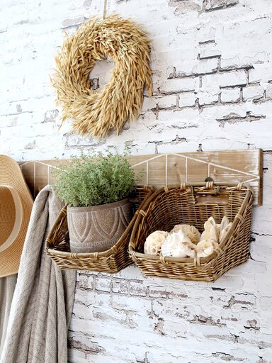Impressionen zu Chic Antique Fleur Kranz aus getrocknetem Gras, Bild 1