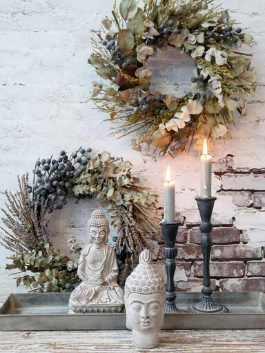 Impressionen zu Chic Antique Fleur Kranz mit Eukalyptus Lavendel und Beeren, Bild 1