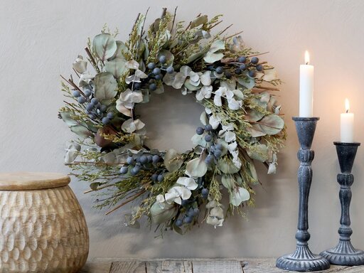 Impressionen zu Chic Antique Fleur Kranz mit Eukalyptus Lavendel und Beeren, Bild 2