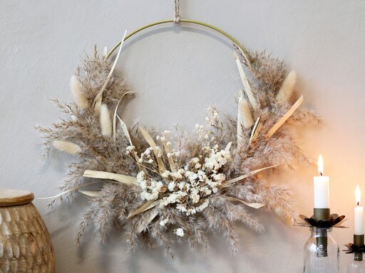 Impressionen zu Chic Antique Fleur Kranz mit getrockneten Blumen, Bild 1