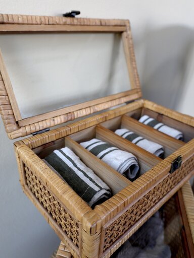 Impressionen zu Chic Antique Französisch geflochtene Box mit 4 Fächern, Bild 4