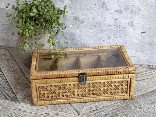 Impressionen zu Chic Antique Französisch geflochtene Box mit 4 Fächern, Bild 1