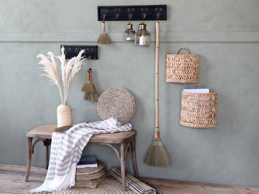 Impressionen zu Chic Antique Französische Sitzbank aus Rattan, Bild 1
