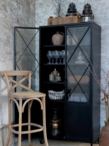 Impressionen zu Chic Antique Französischer Barhocker mit Geflechtsitz, Bild 1