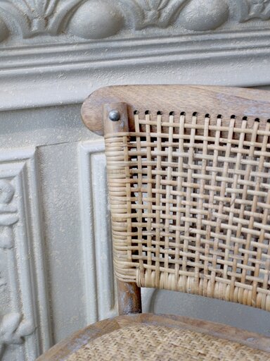 Impressionen zu Chic Antique Französischer Barhocker mit Sitz und Rückenlehne, Bild 3