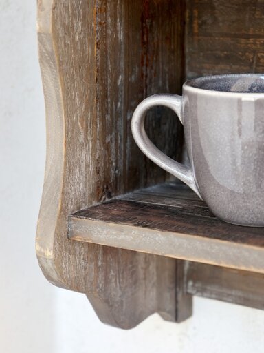 Impressionen zu Chic Antique Geschirrregal Haken in Recyclingholz, Bild 4
