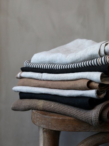Impressionen zu Chic Antique Geschirrtuch mit Barchent Streifen, Bild 1