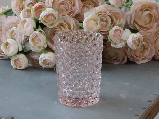 Impressionen zu Chic Antique Glas Becher Karo Muster, Bild 1