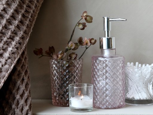 Impressionen zu Chic Antique Glas Becher Karo Muster, Bild 2