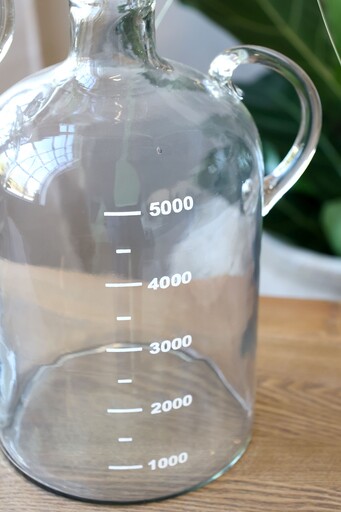 Impressionen zu Chic Antique Glas Flasche mit Text, Bild 2