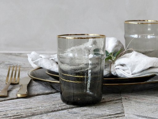 Impressionen zu Chic Antique Glas mit Goldrand, Bild 1