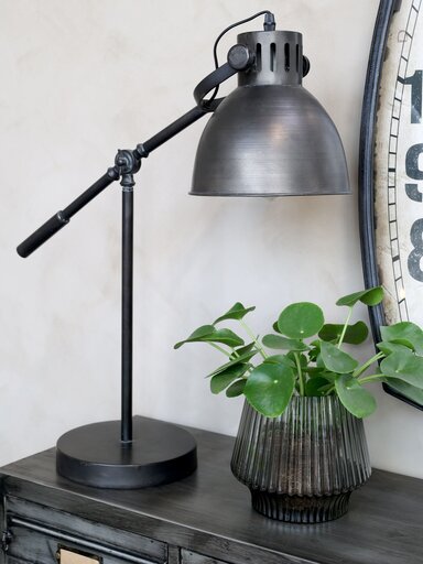 Impressionen zu Chic Antique Glasvase mit Rillen, Bild 1