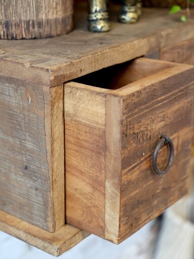 Impressionen zu Chic Antique Grimaud Regalbrett mit Schubladen, Bild 4