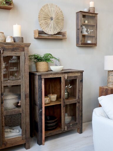 Impressionen zu Chic Antique Grimaud Schrank mit Glastüren, Bild 1
