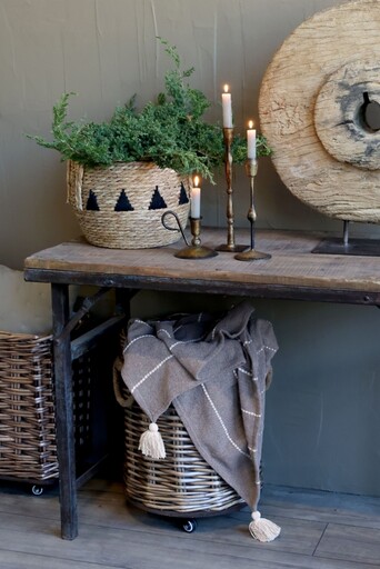 Impressionen zu Chic Antique Grimaud Tisch aus Recyclingholz mit Eisenring, Bild 2