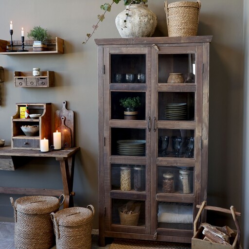 Impressionen zu Chic Antique Grimaud Vitrinenschrank mit Glastüren, Bild 1