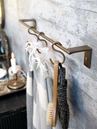 Impressionen zu Chic Antique Hakenleiste antique messing, Bild 1