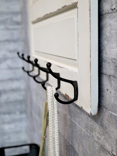 Impressionen zu Chic Antique Hakenleiste mit Regal und 5 Haken, Bild 2