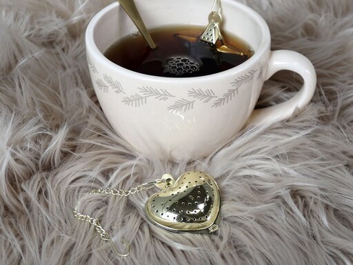 Impressionen zu Chic Antique Herz Teesieb mit Haken, Bild 1