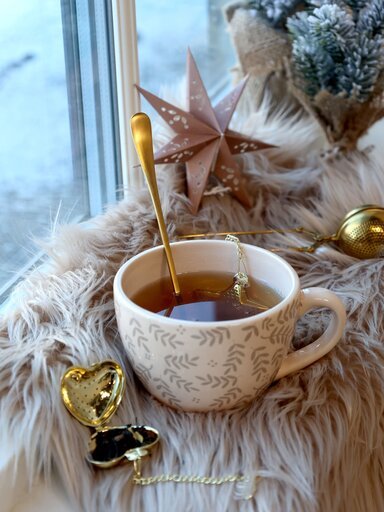 Impressionen zu Chic Antique Herz Teesieb mit Haken, Bild 2