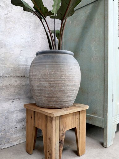 Impressionen zu Chic Antique Hocker aus Fichtenholz, Bild 1