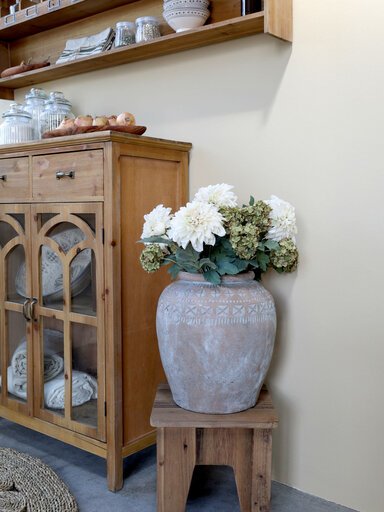 Impressionen zu Chic Antique Hocker aus Fichtenholz, Bild 3
