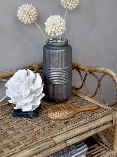 Impressionen zu Chic Antique Hohe Vase aus Glas mit Muster, Bild 2