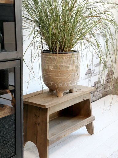 Impressionen zu Chic Antique Holz Bank mit Ablage, Bild 2