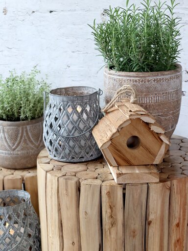 Impressionen zu Chic Antique Holz Vogelhaus für den Garten, Bild 1