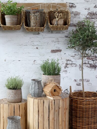 Impressionen zu Chic Antique Holz Vogelhaus für den Garten, Bild 4