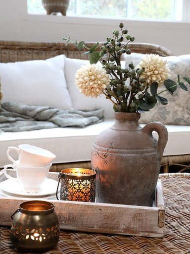 Impressionen zu Chic Antique Hurricane mit Muster und Henkel, Bild 3